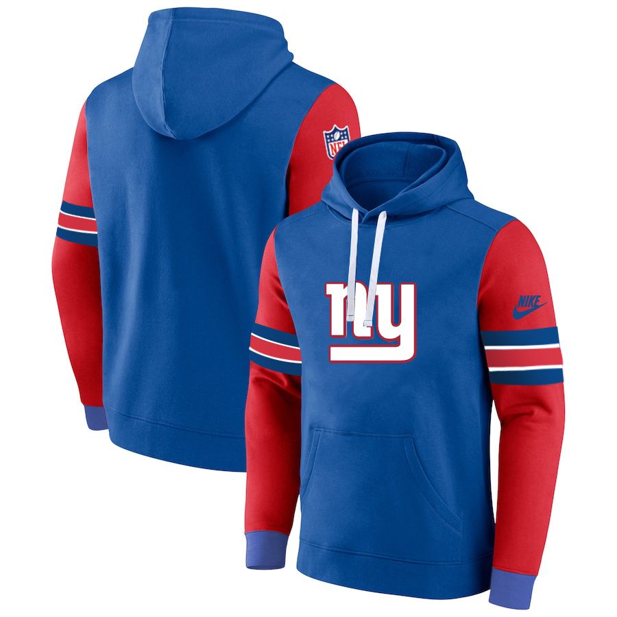 Men 2023 NFL New York Giants blue Sweatshirt style 1031->ncaa teams->NCAA Jersey